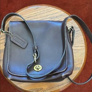 Coach Brown Leather Crossbody Bag